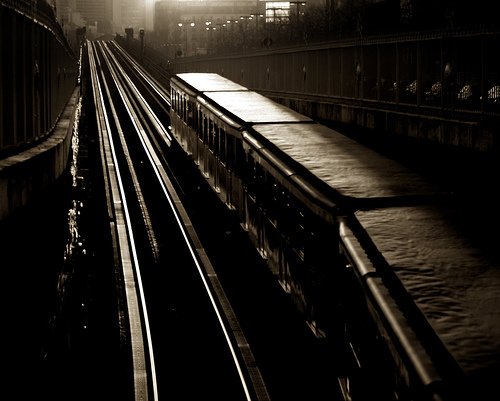 En tren hacia Dublín