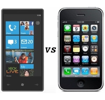 iPhone vs Microsoft Phone
